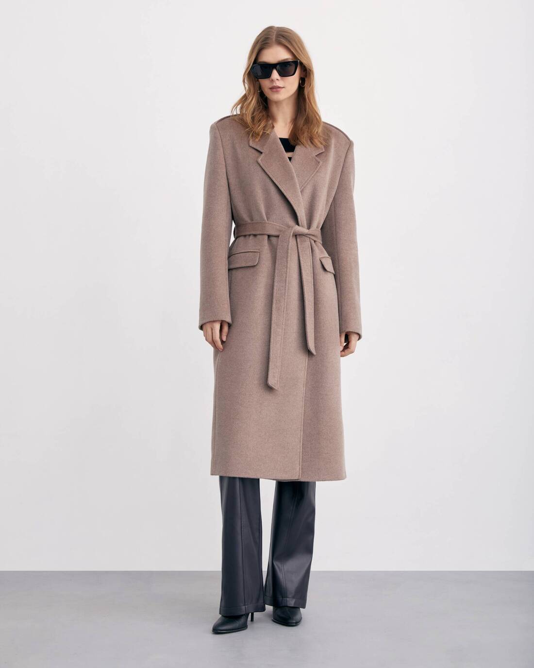 Pile wool coat 