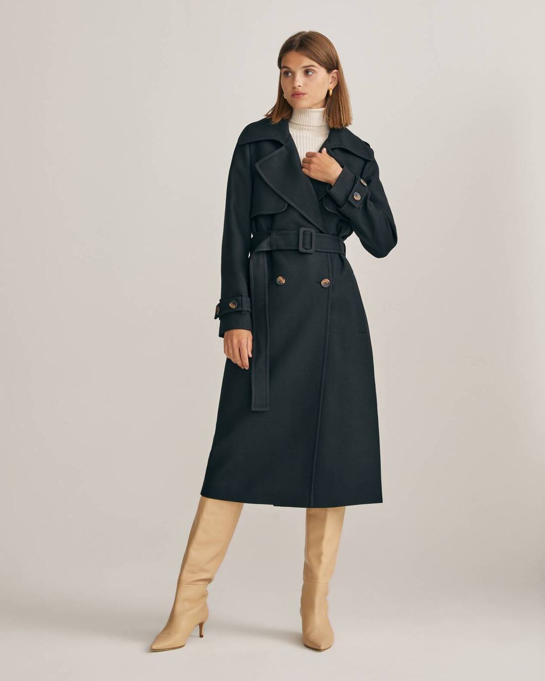 toteme trench coat pisa