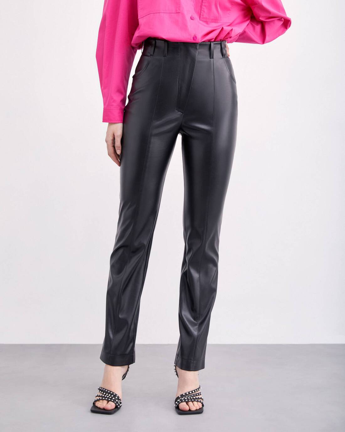Eco leather trousers 