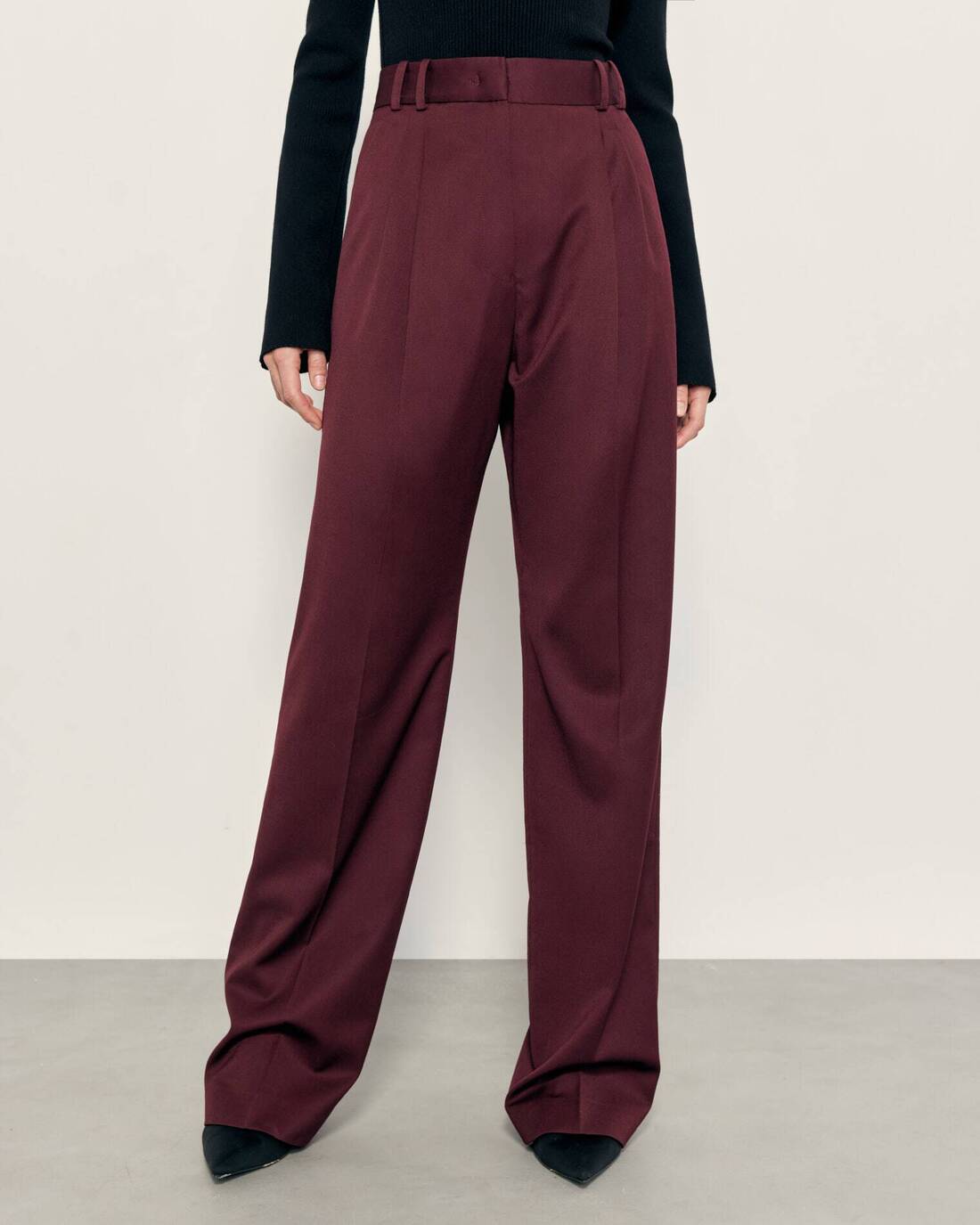 Palazzo suit trousers 