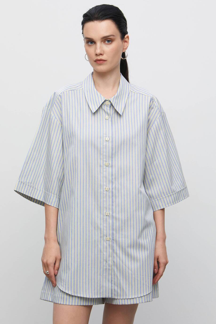 Pajama-style shirt