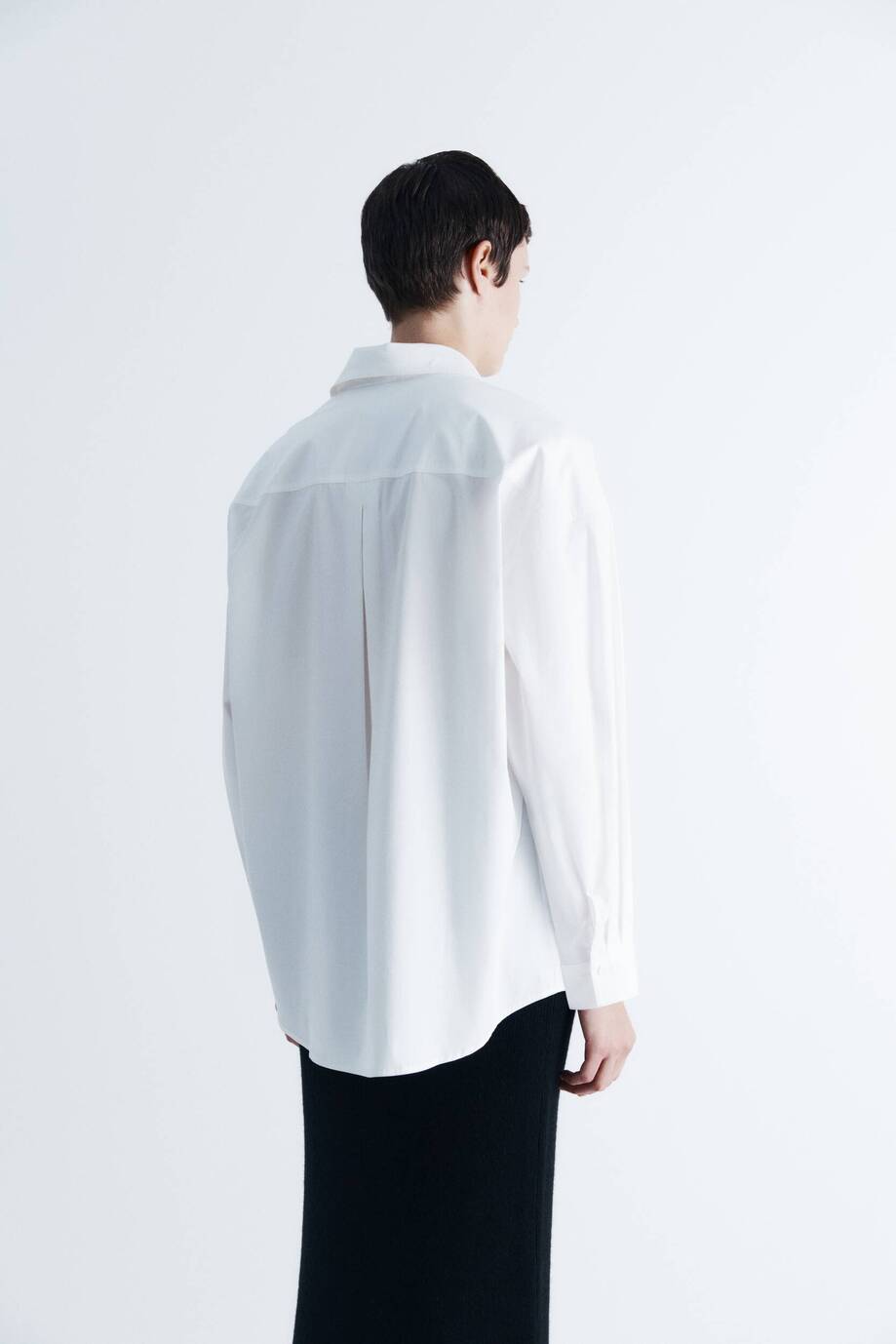 Хлопковая рубашка oversize