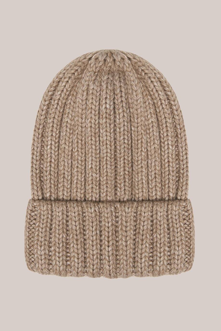 Chunky knit beanie hat  