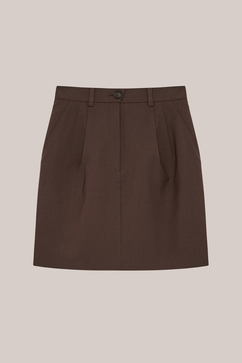 Ruched mini skirt 