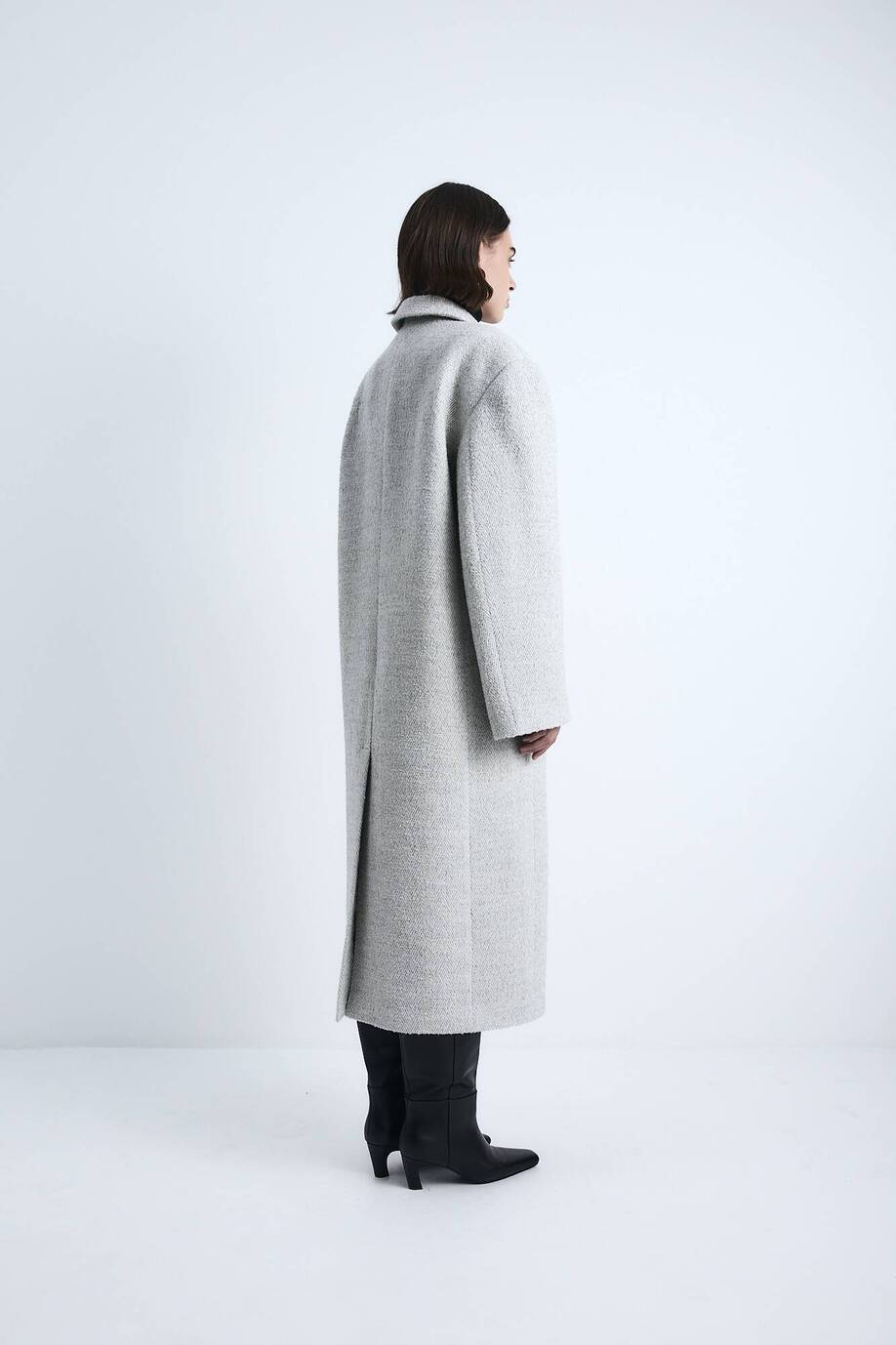 Двубортное пальто oversize