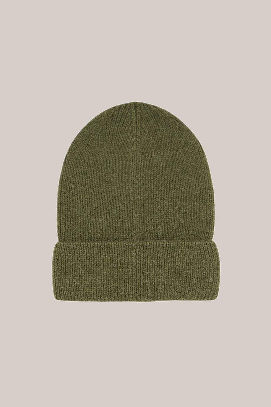 wool beanie green