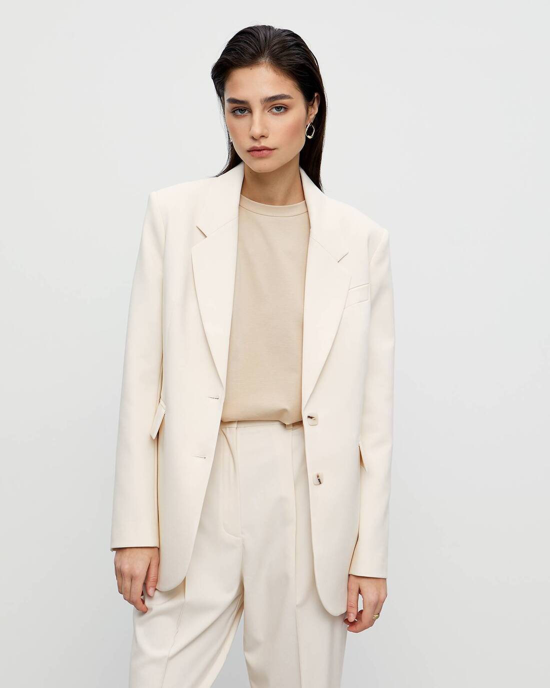 Semi -fitted jacket