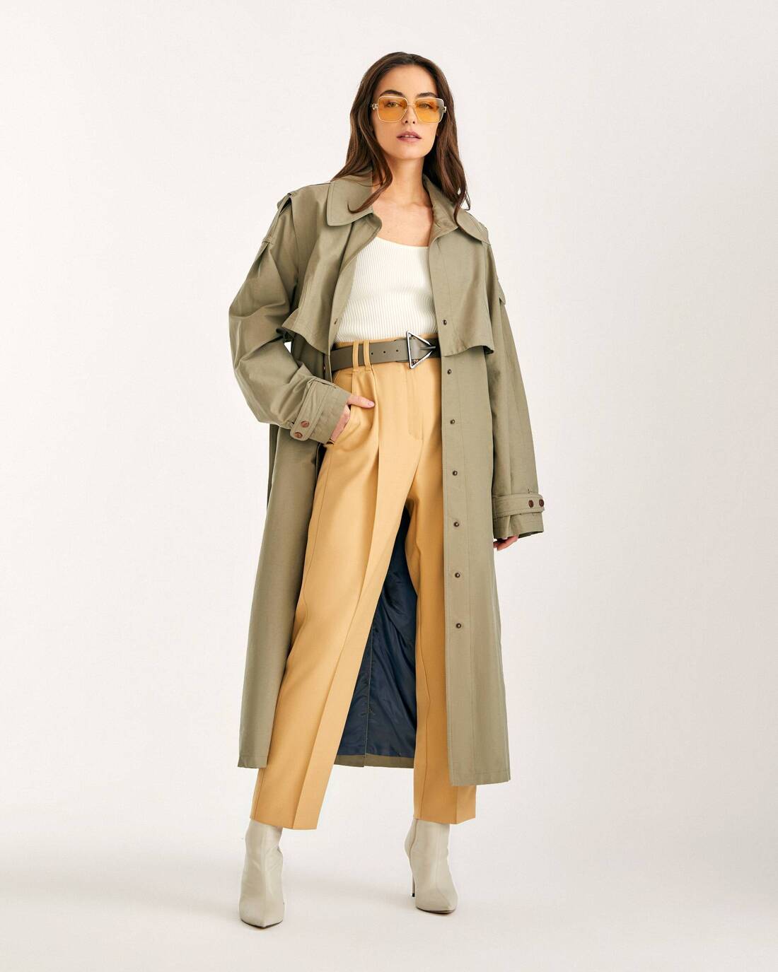 Loose fit trench coat 