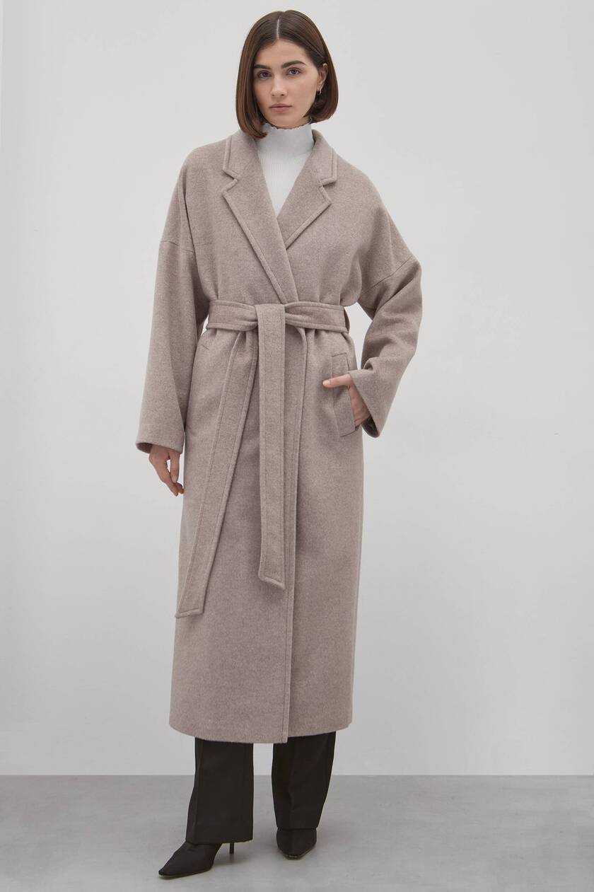картинка Пальто-халат утепленное магазин Одежда+ являющийся официальным дистрибьютором в России 