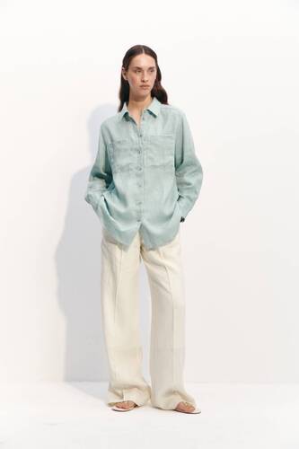Рубашка oversize из льна