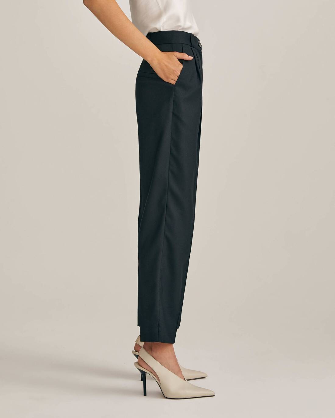 Cigarette-style costume pants 