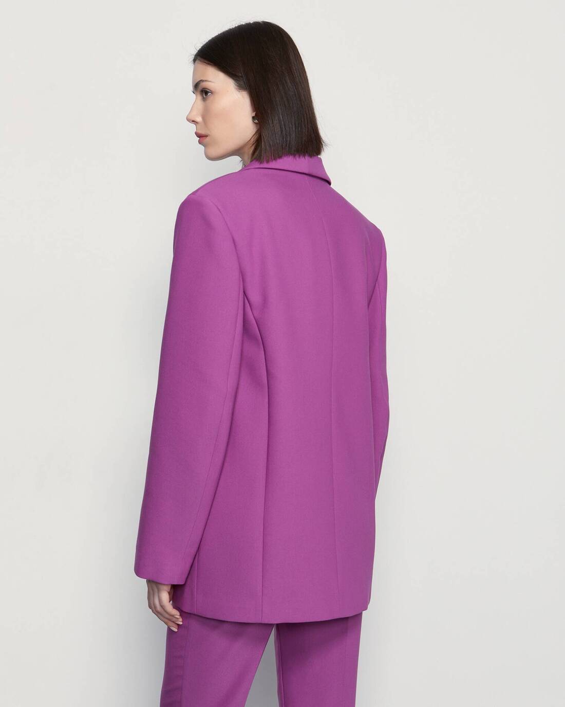 Oversized single-breasted jacket