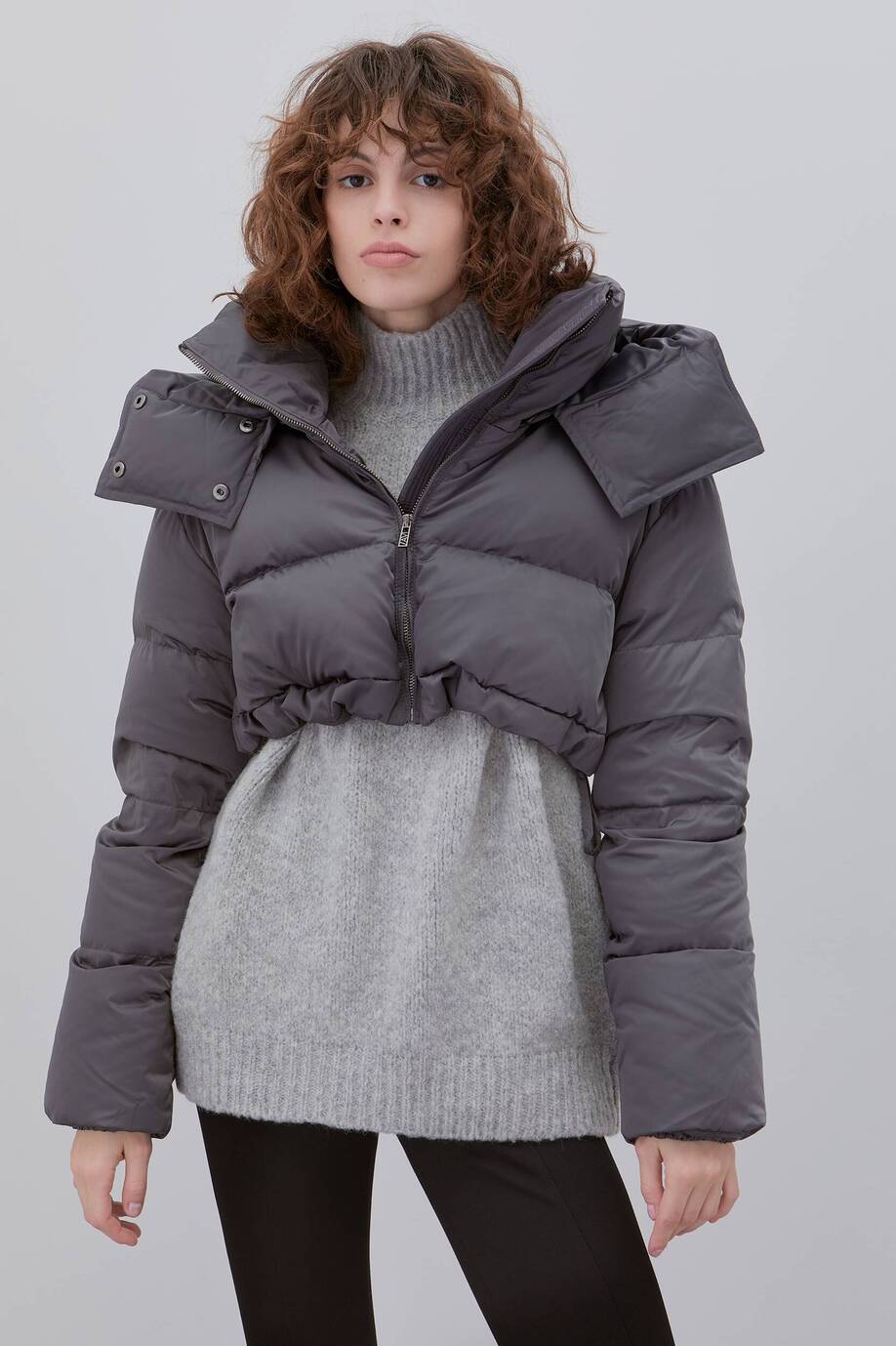 Transformable down jacket