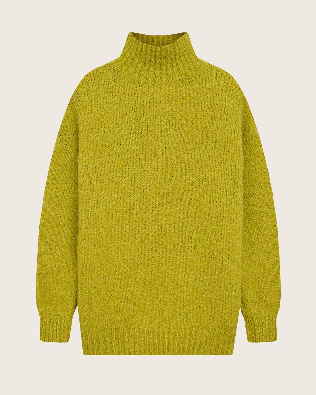 Удлинённый оверсайз свитер