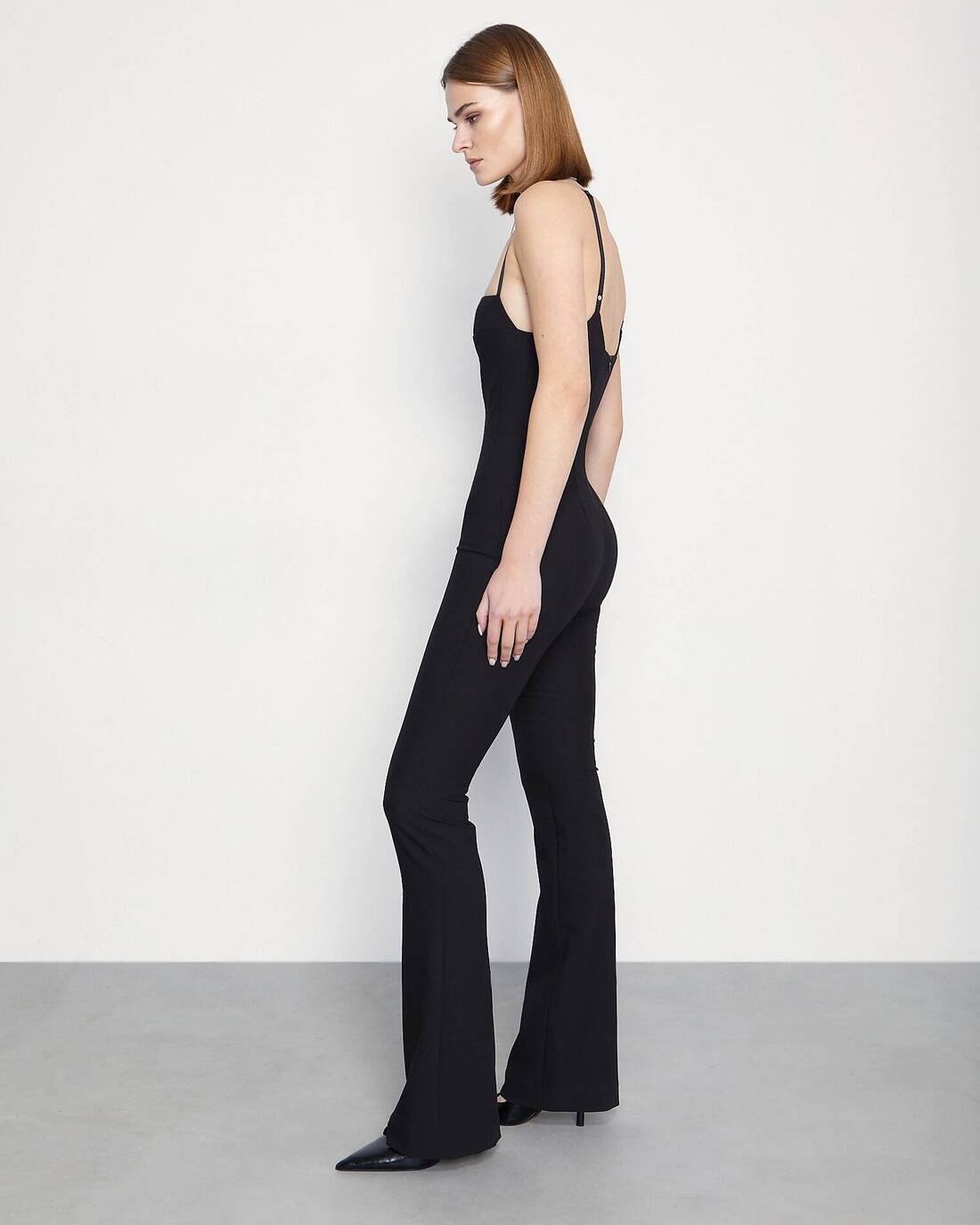 Jumpsuit with flared trousers 