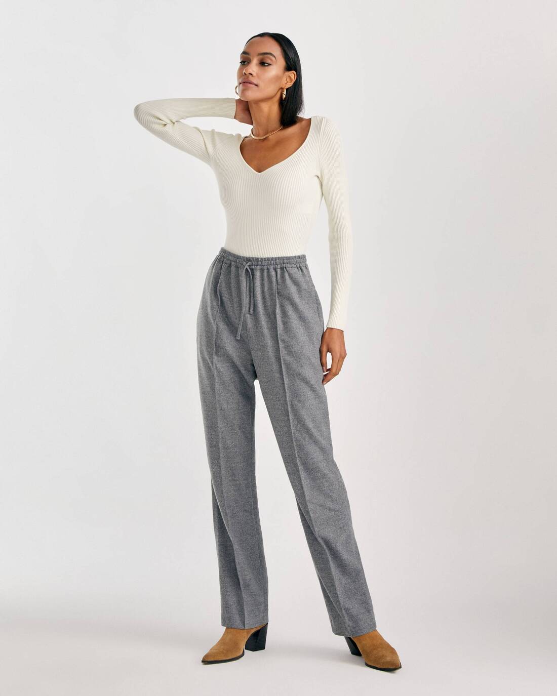 Comfortable wool trousers