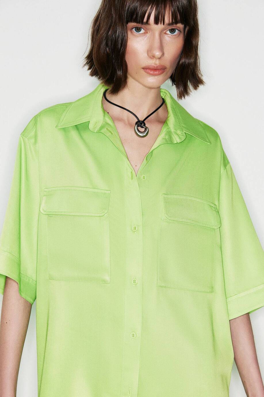 Shirt with patch pockets 