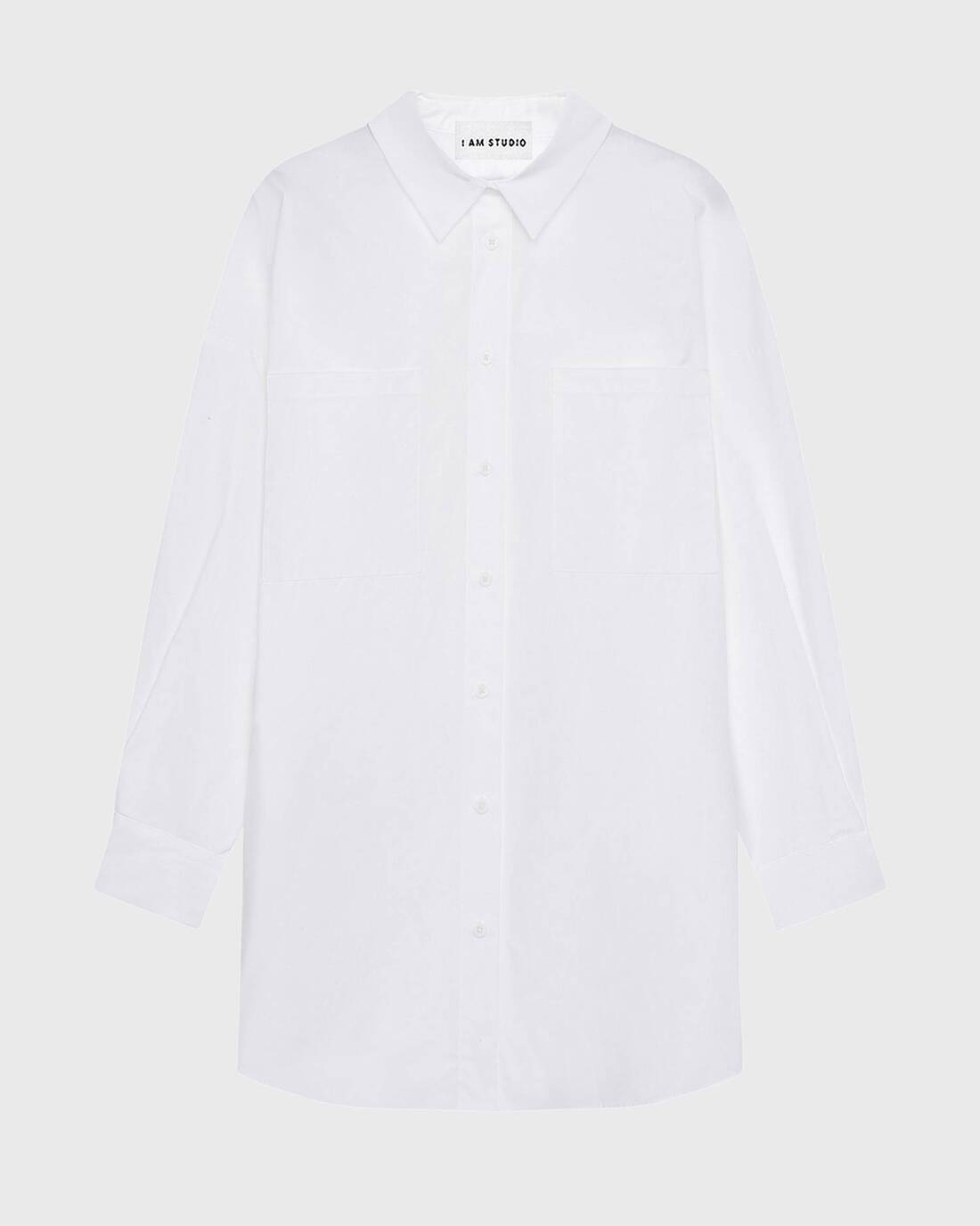 Oversize shirt with pockets