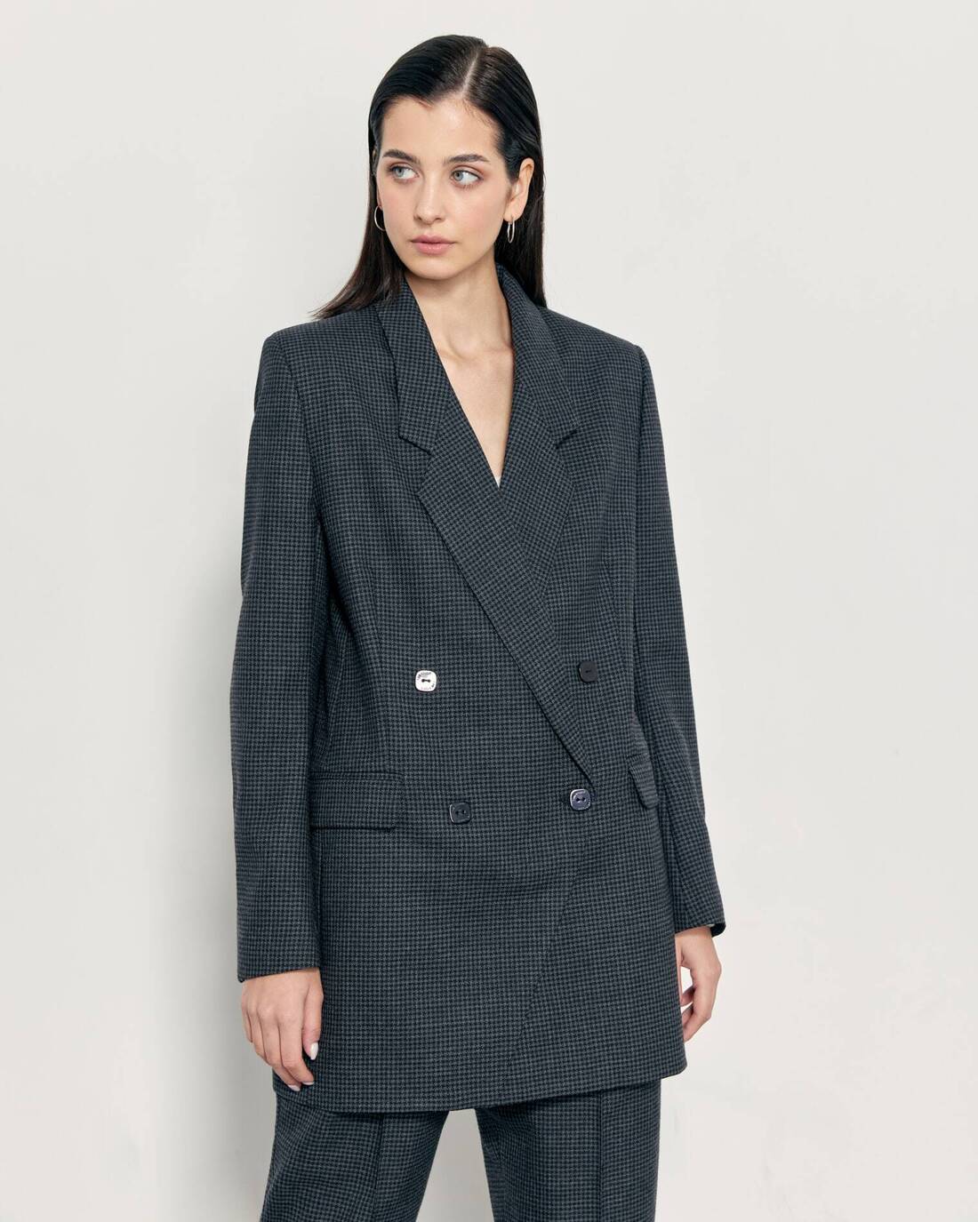 Double-breasted wool jacket  