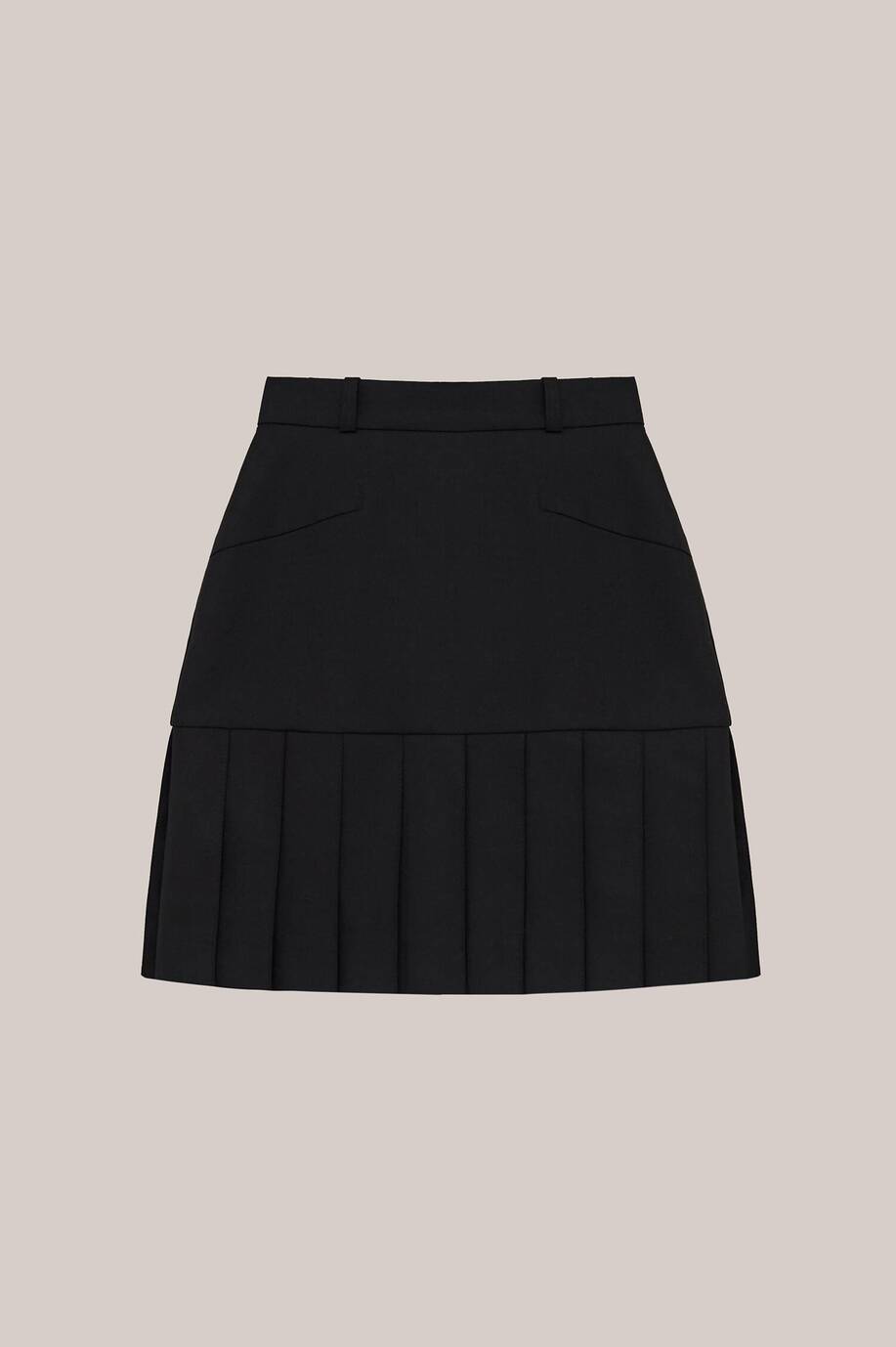 Mini skirt with gussets 