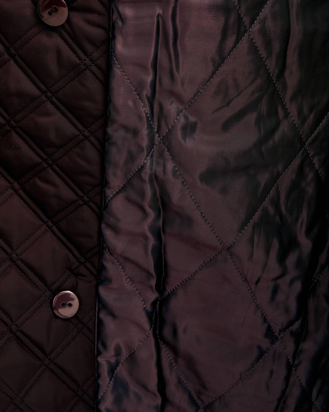 Padded trench coat 