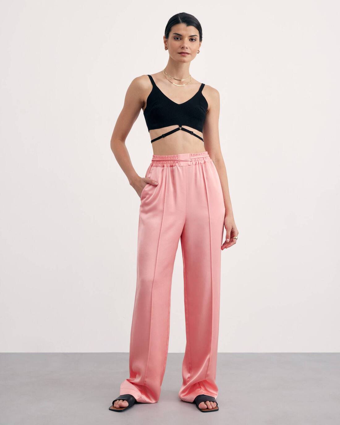 Loose fit trousers