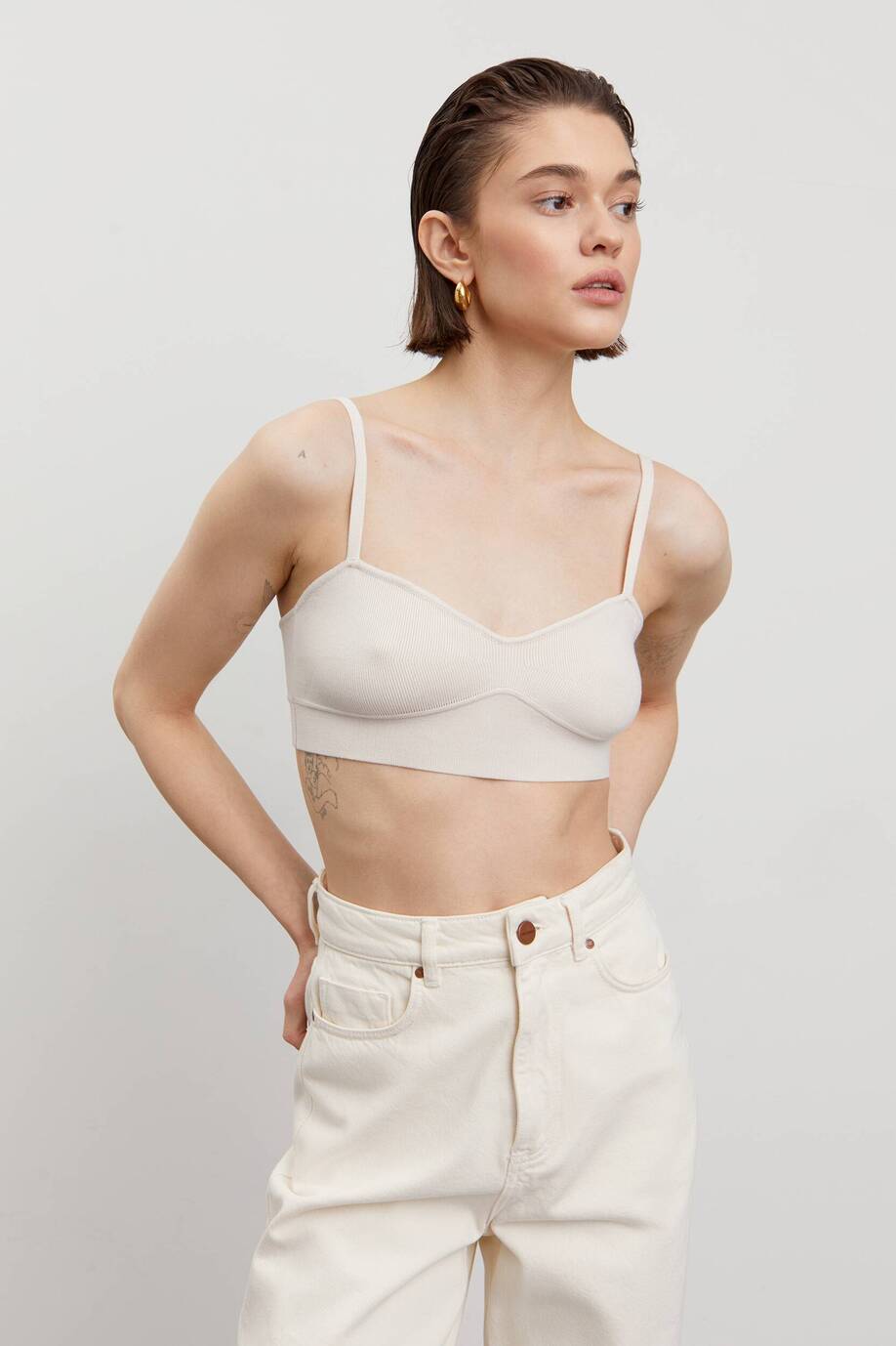 Crop top knitted