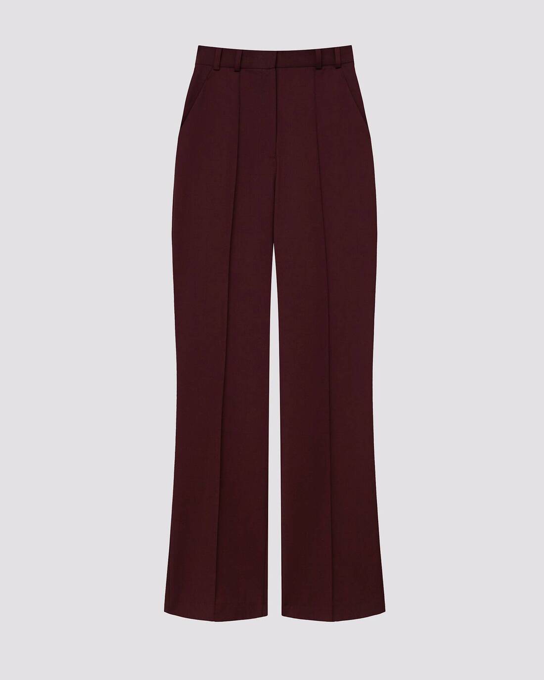 Flared suit trousers