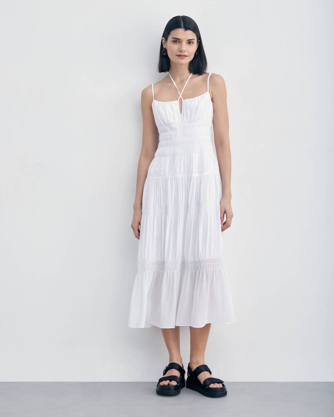 Ruched sundress 