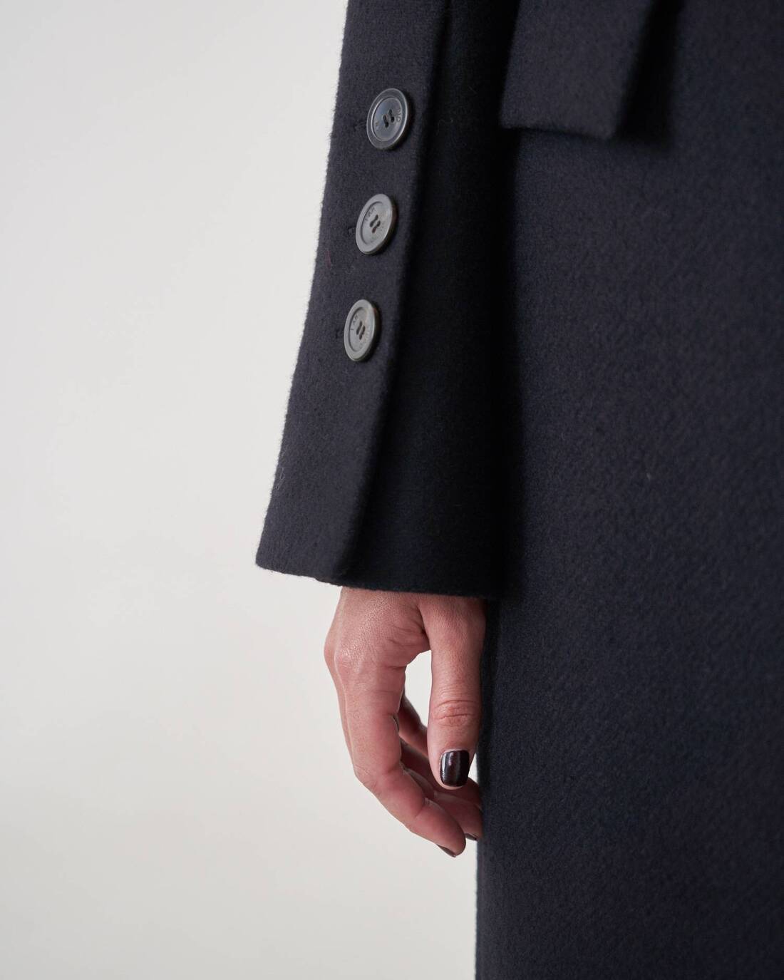 Fitted belted coat