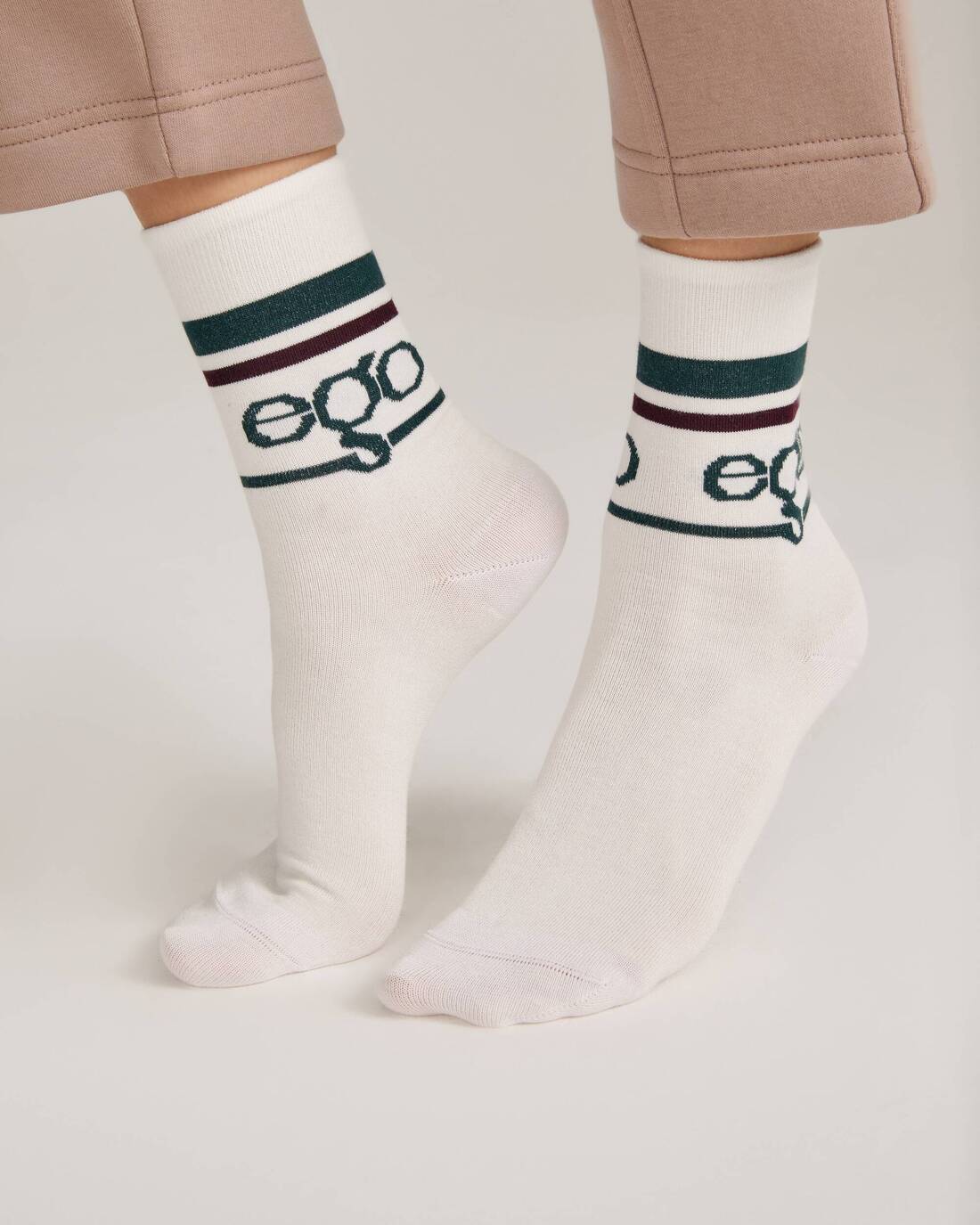 Socks with Ego embroidery