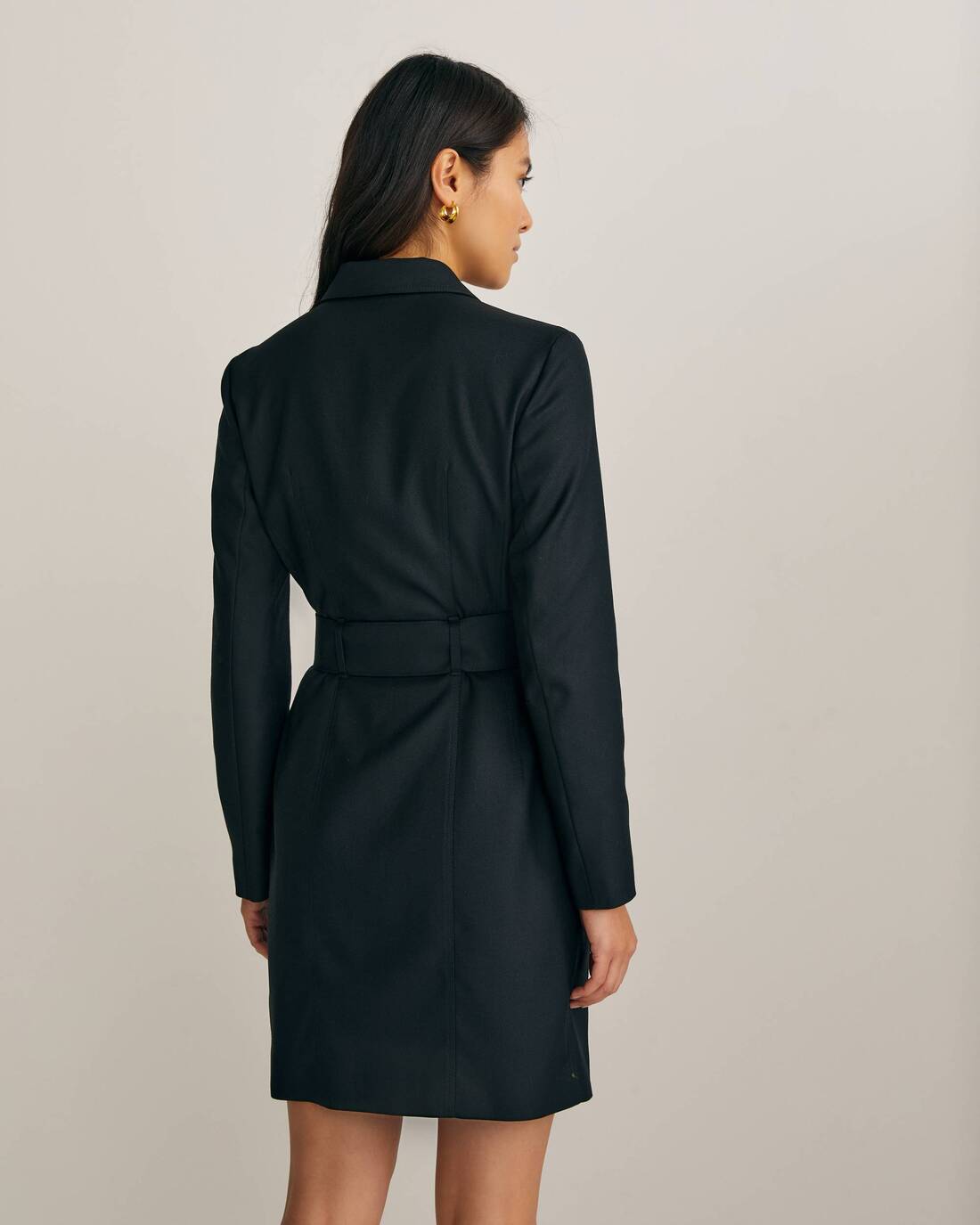 Double-breasted jacket dress 