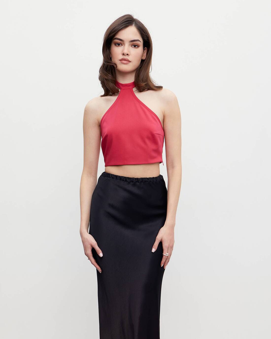 Top with an open back