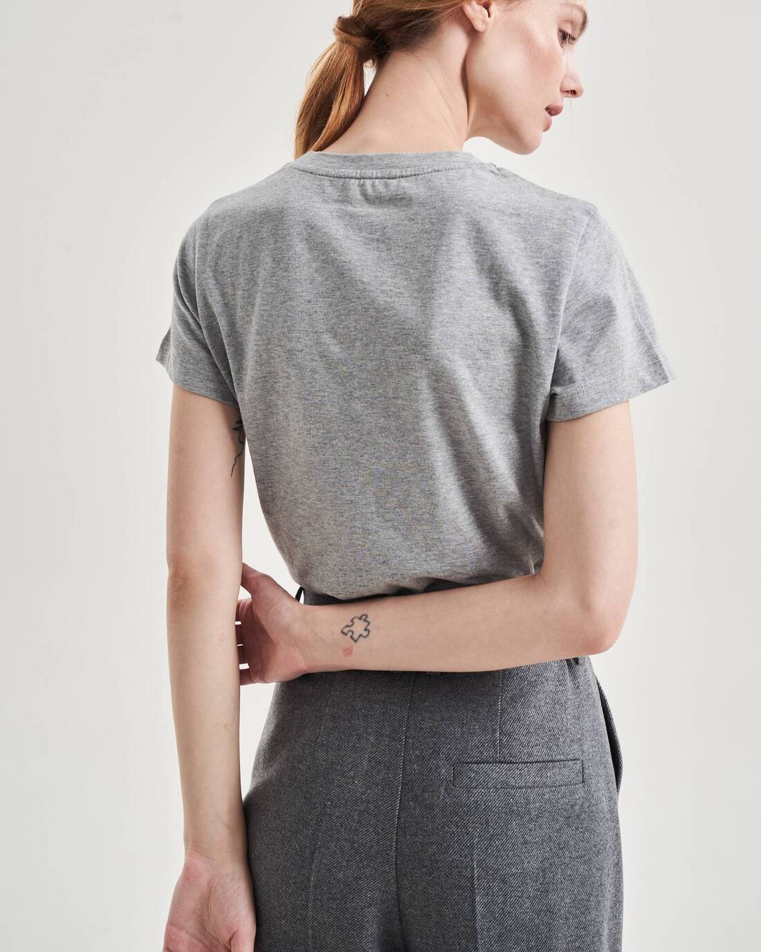 Embroidered slim t-shirt