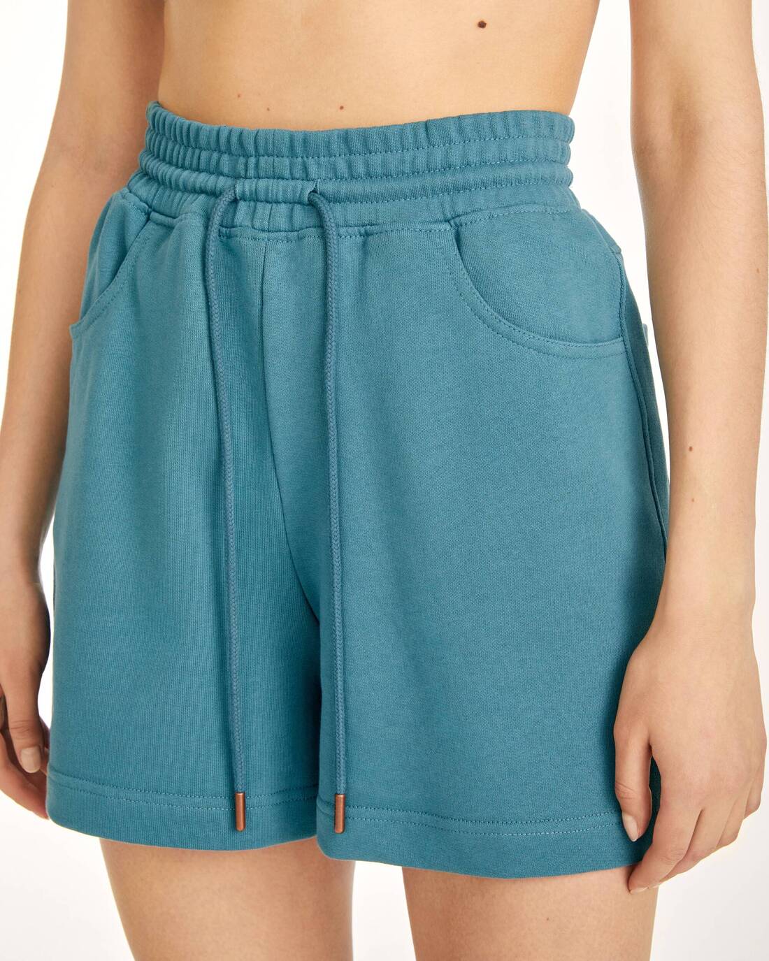 A-line footer shorts 