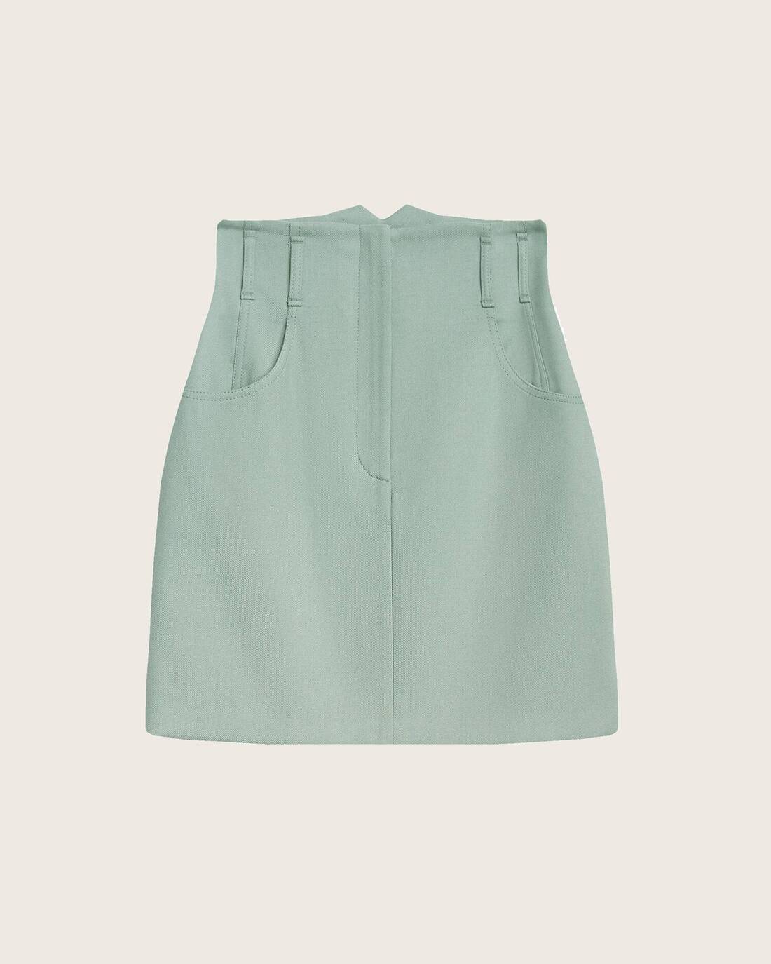 Structured mini skirt  