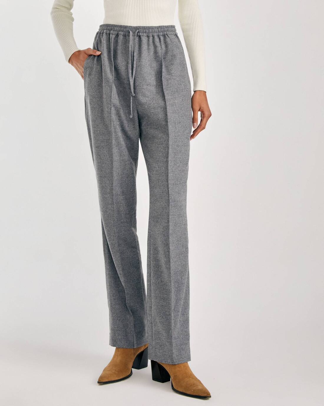 Comfortable wool trousers