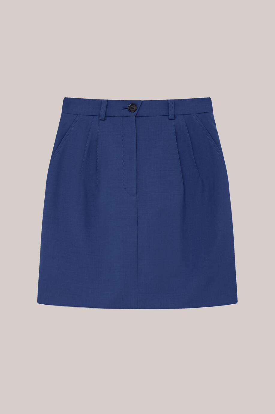 Ruched mini skirt