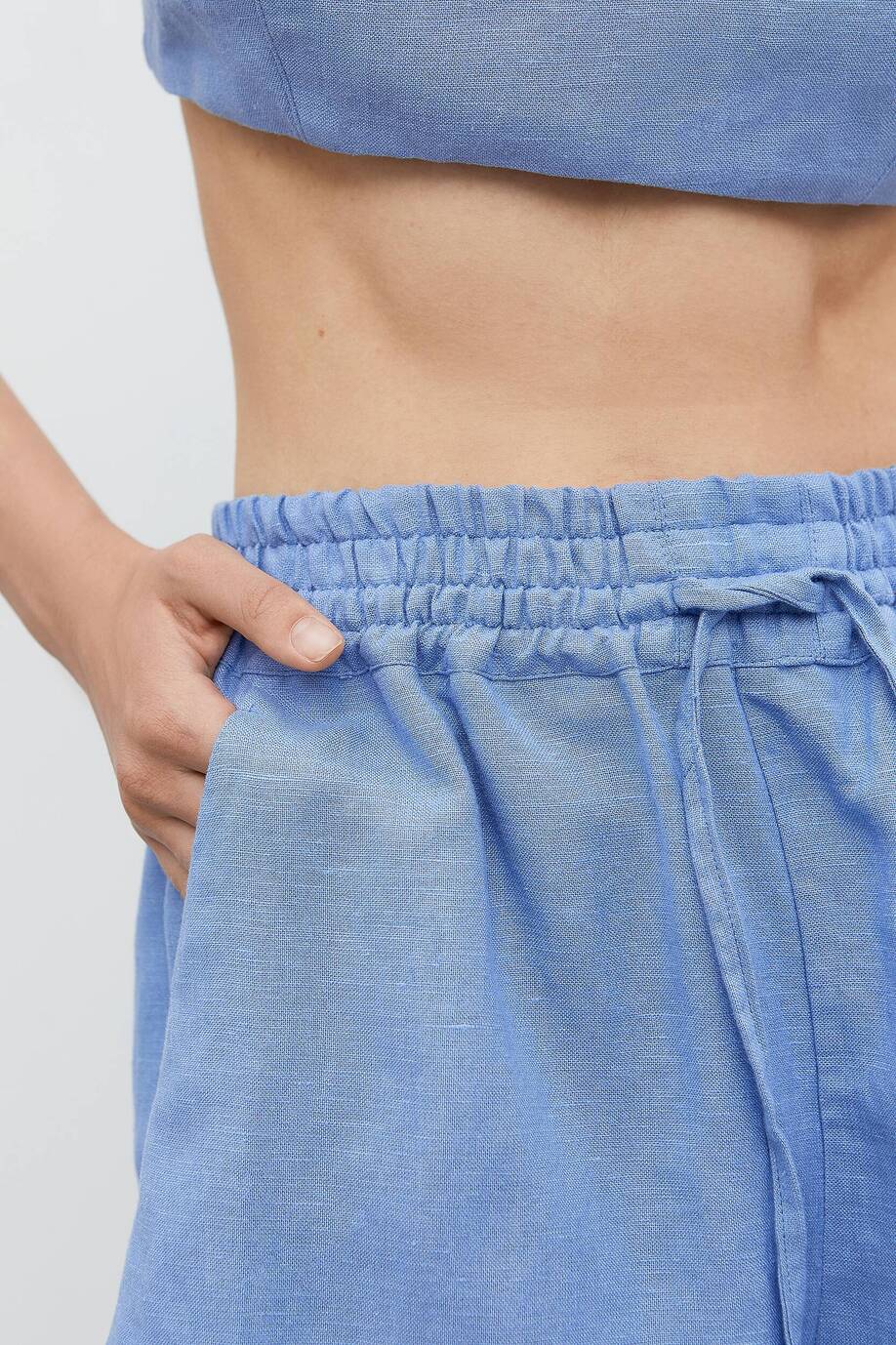 Linen shorts