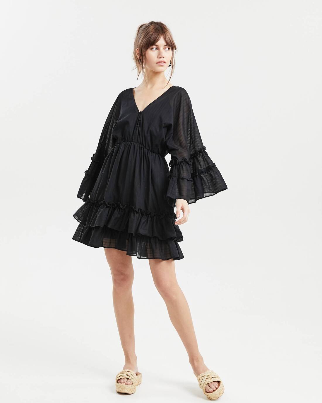Ruched loose dress