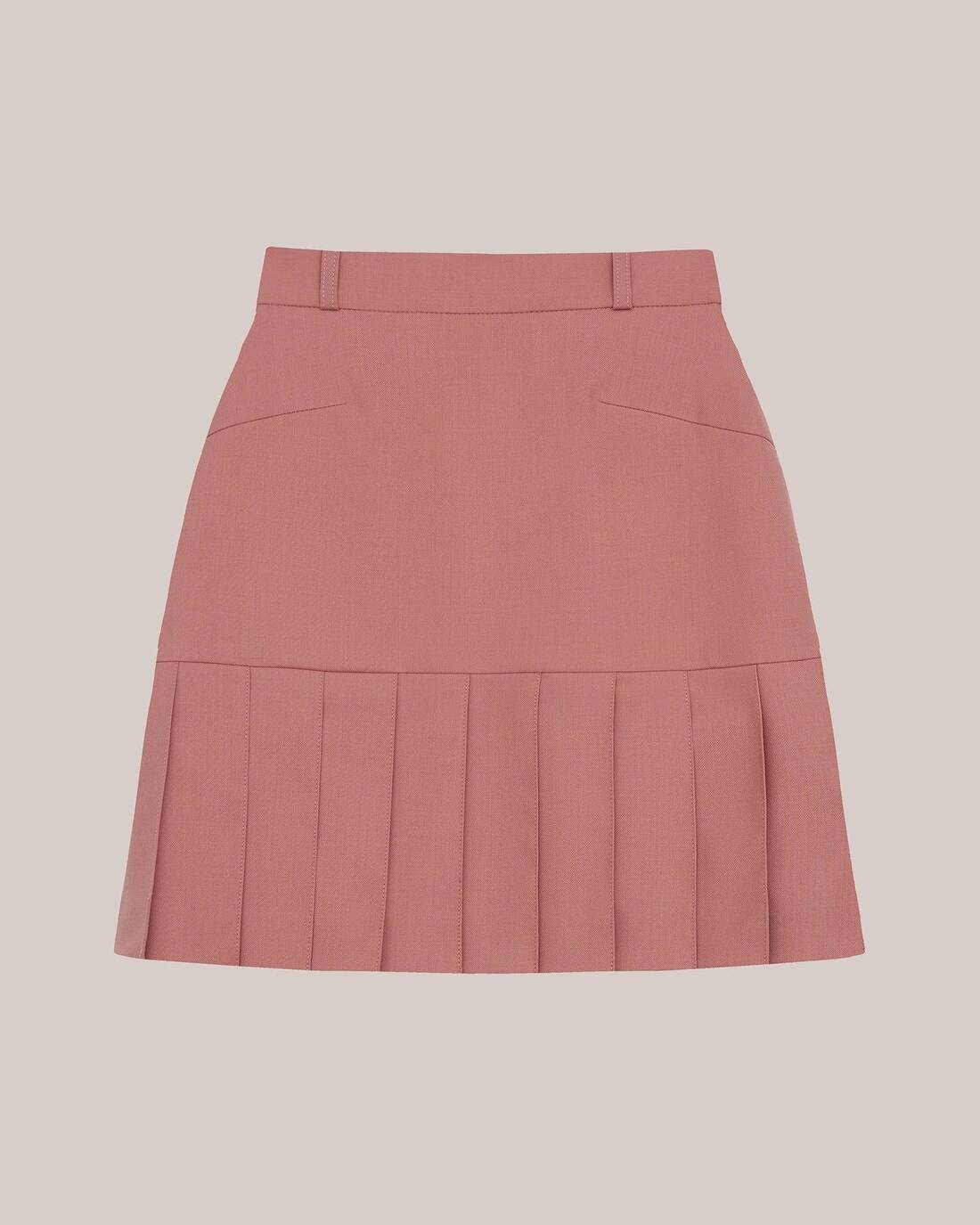 Mini skirt with gussets 