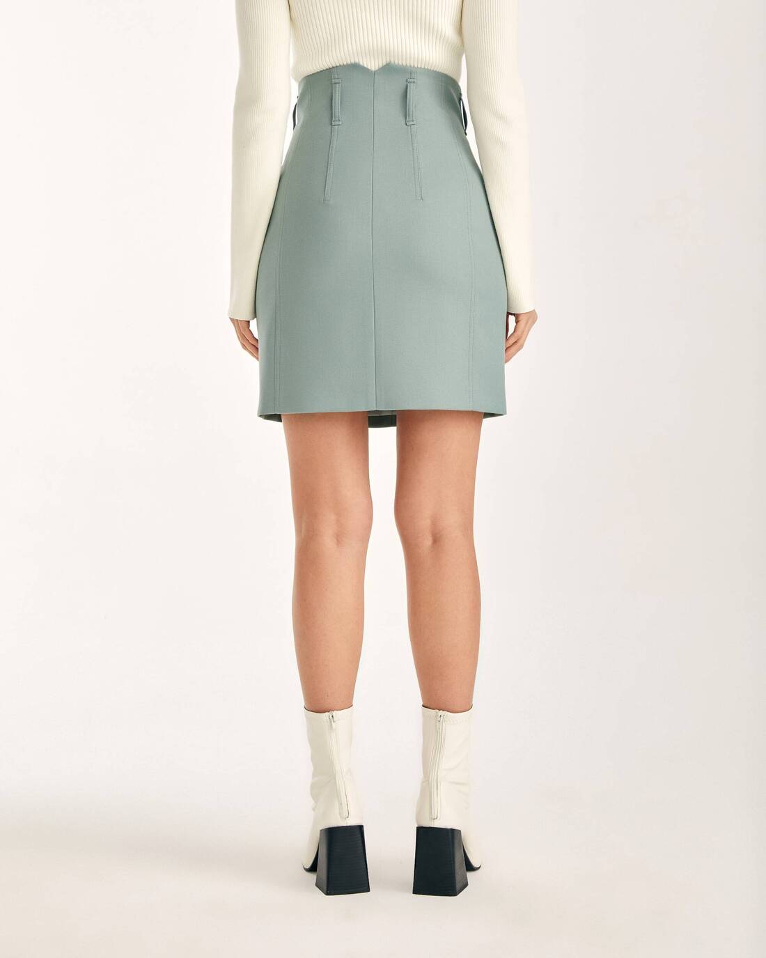 Structured mini skirt  
