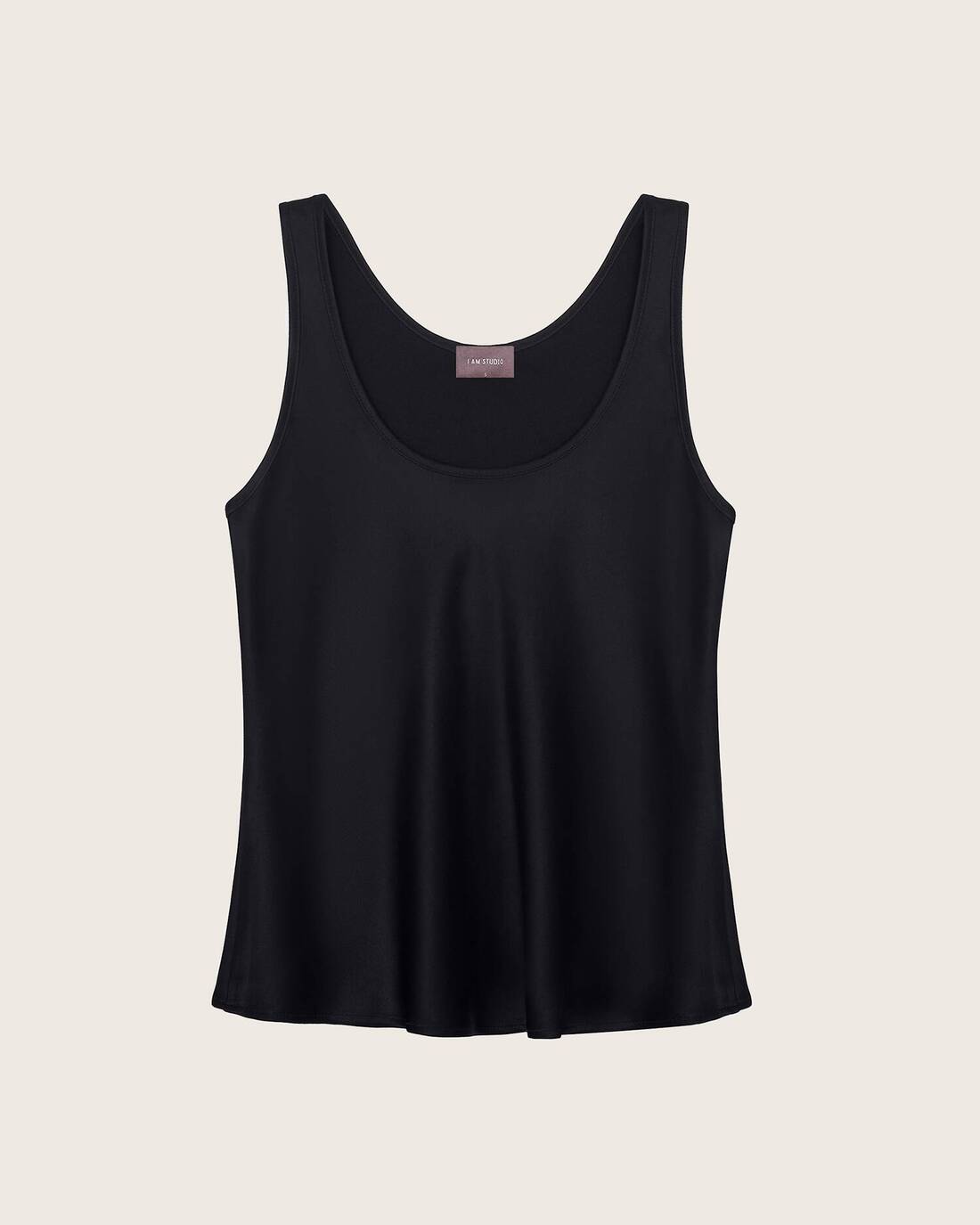 Satin bias-cut top 