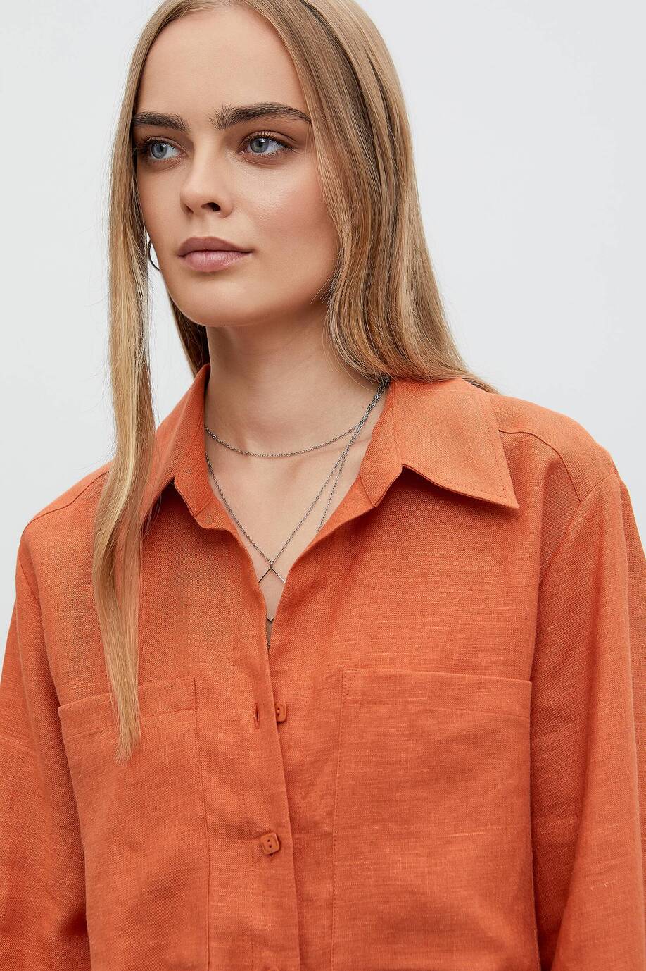Oversize linen shirt